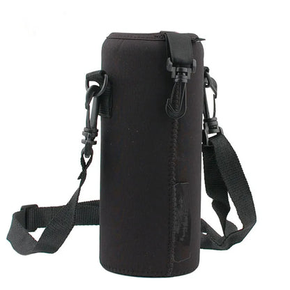 1000ML Neoprene Insulated Bottle Cooler Sleeve - Portable Carrying Case for Camping, Hiking & Sports Water Bottles