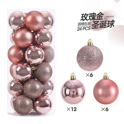 50PCS Christmas Tree Ornaments – Hanging Balls Baubles for Xmas 2025 Home Decor & 2026 New Year Gifts