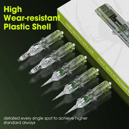 EZ Filter Venom Tattoo Needle Cartridges - Disposable Round Liner & Shader Needles