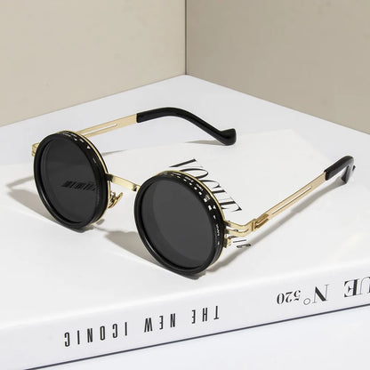 2025 Unisex Handmade ND9 Adjustable Sunglasses – Rotating Lenses with Dimming & Brightness Control
