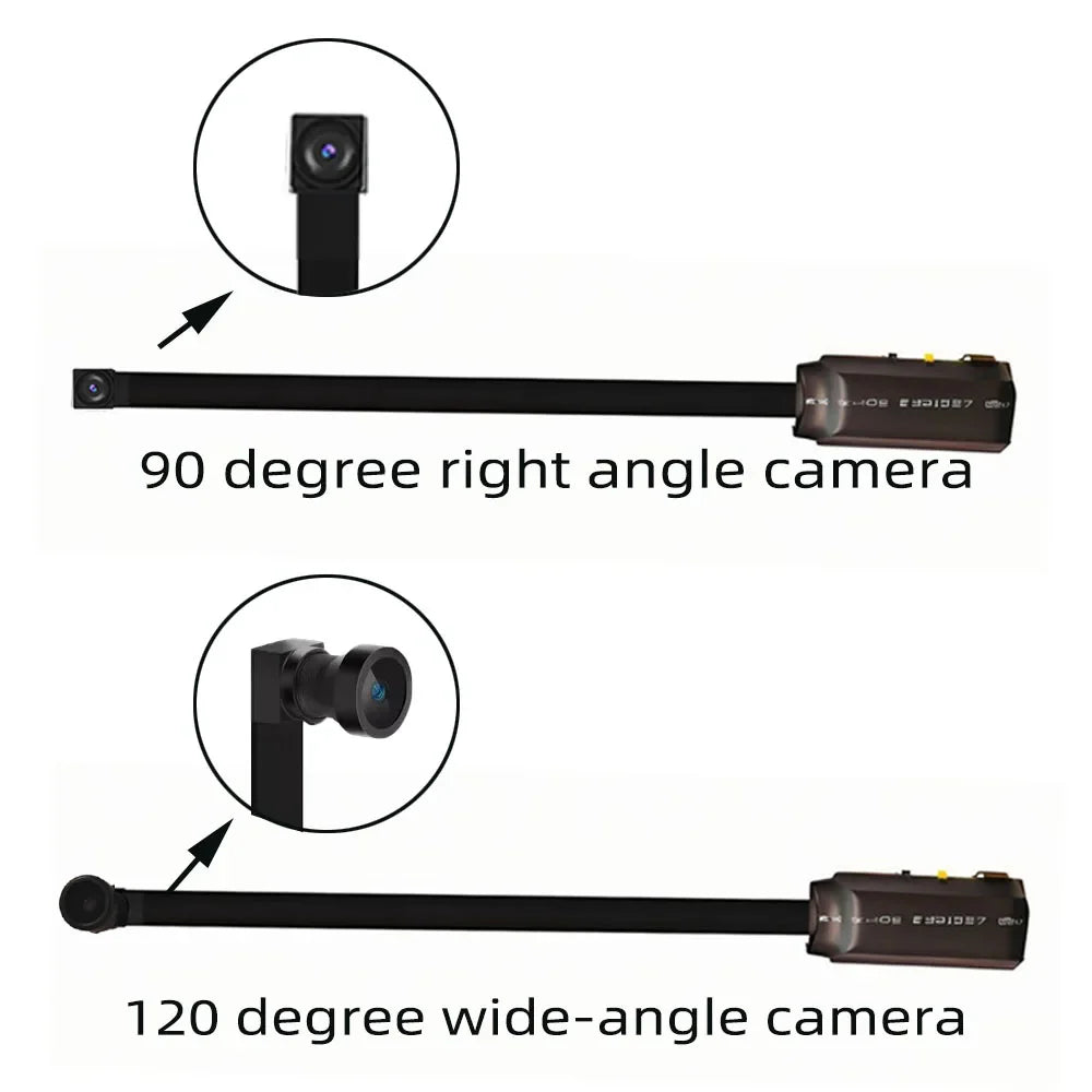 4K HD Portable Mini Camera – WiFi Wireless Remote Viewing & Mobile Monitoring DIY Small Camera