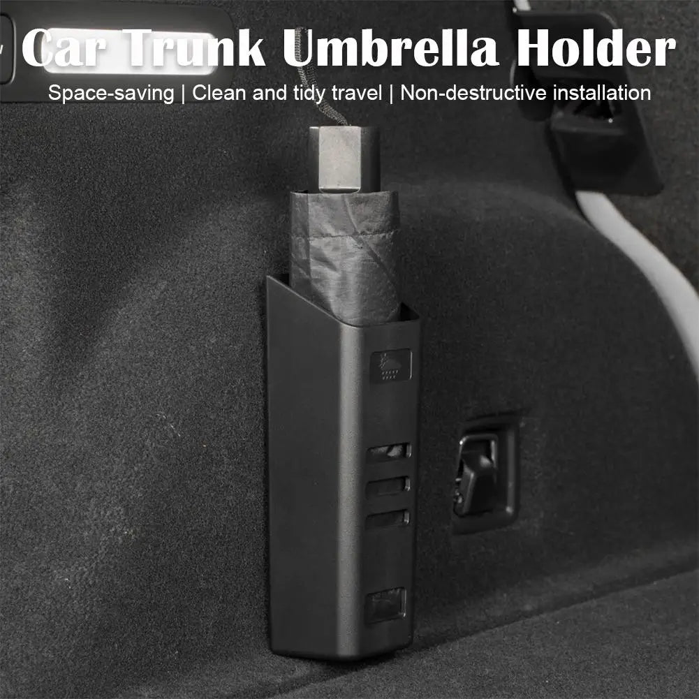 Car Umbrella Organizer - Multi-Purpose Interior Storage Rack for Umbrellas, Cups & Bottles