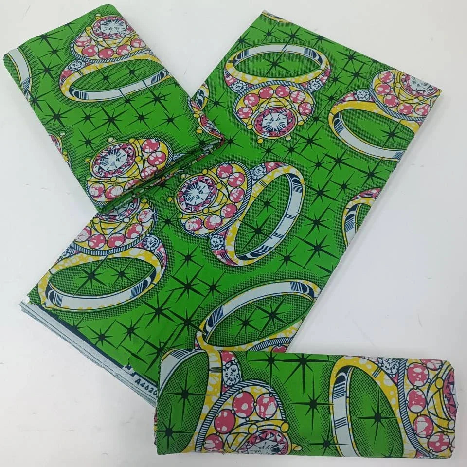High Quality African Wax Print Fabric - 100% Cotton Soft Ankara Real Wax Fashion Material
