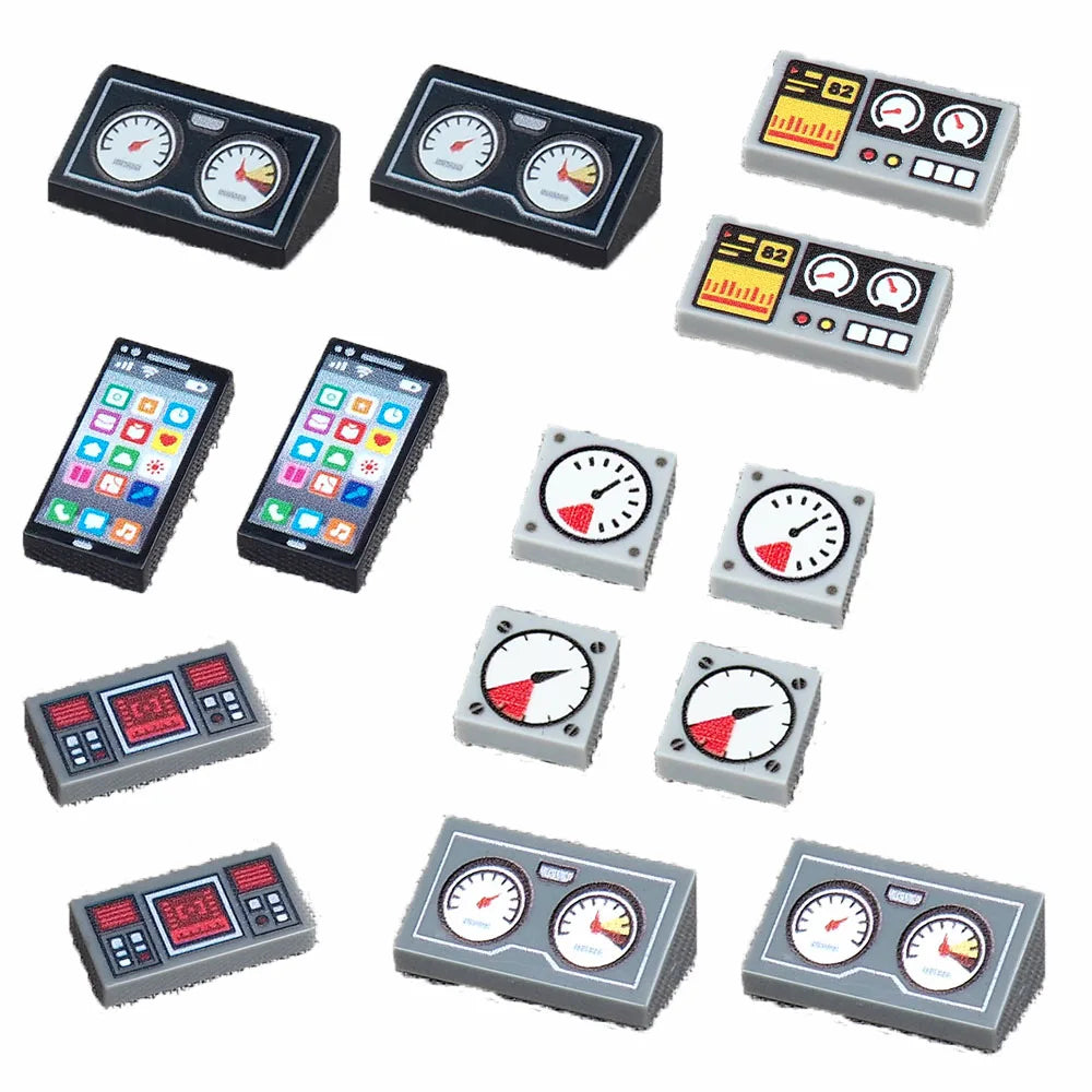 City Tech Building Blocks - Computer Control Center Model with Audio Radar & Keyboard