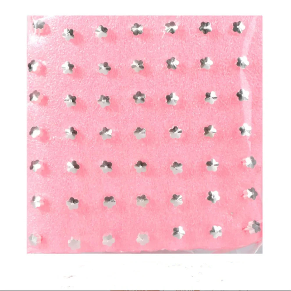 98pcs Ear Piercing Stud Earrings - Medical Body Jewelry Set for Piercing Gun Tools and Accessories