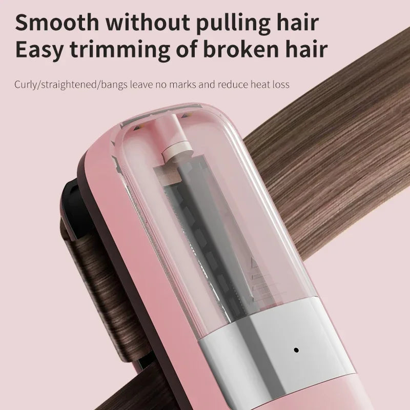 Cordless Hair Ends Trimmer – Professional Automatic Split End Remover for Dry, Damaged, Brittle Hair