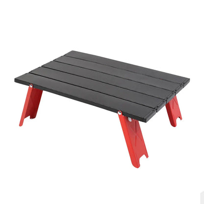 WESTTUNE Mini Camping Table – Ultralight Portable Aluminum Folding Table for Backpacking, Picnic & BBQ
