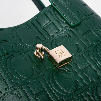 2024 Classic Retro Women's Handbag - Fashion Letter Printed with Metal Accessories, Large Capacity and Solid Color