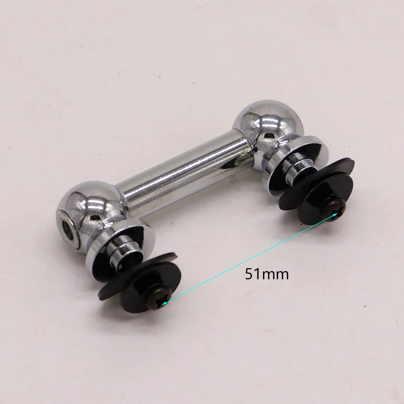 High-Quality Silver Double-Side Snare & Tom Drum Lugs – Includes Screws and Washers