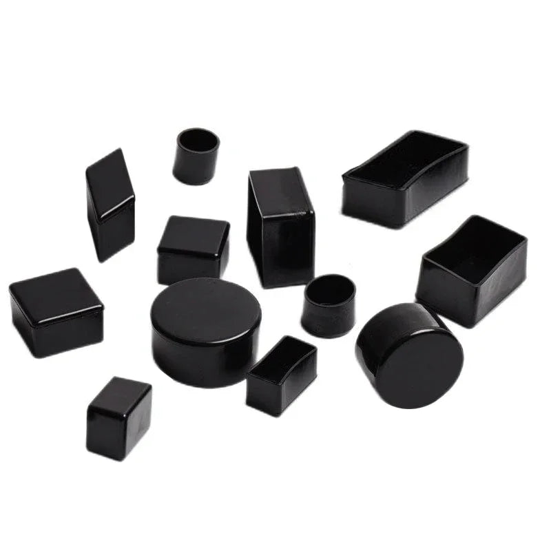 Square Silicone Chair Leg Caps – Non-Slip Furniture Foot Covers for Table & Chair Legs, Floor Protector Pads, Dust & Scratch Guards for Home Furniture Stability
