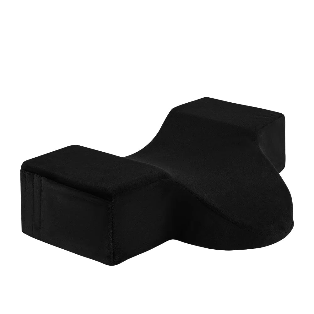 U-Shaped Memory Foam Eyelash Pillow - Ergonomic Neck Support for Lash Extensions, Beauty Salon & Home Use
