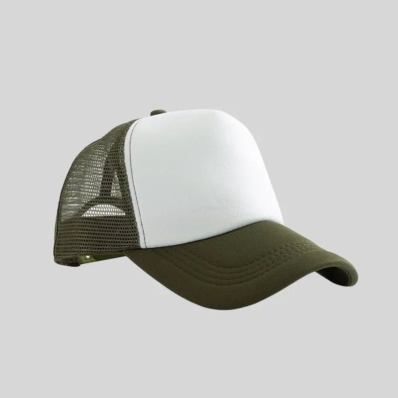 Personalized Logo Trucker Hats - Custom Foam Mesh Baseball Caps for Men & Women, Snapback Sun Hats