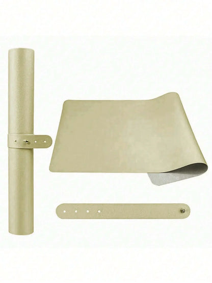 Portable Nail Art Armrest Mat - 1/2PCS Foldable Soft Microfiber Leather Table Pad for Nail Salons