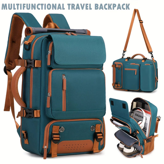 Lightweight Convertible Laptop Backpack - Large Capacity Travel, School & Business Bag