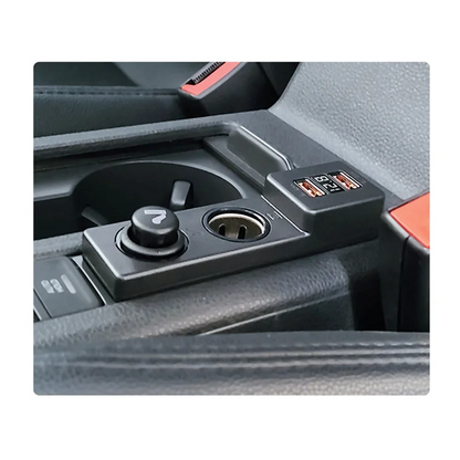 Classy Car Cigarette Lighter Splitter Adapter - Fast Charging Interior Accessory for VW Golf 7 MK7 LHD