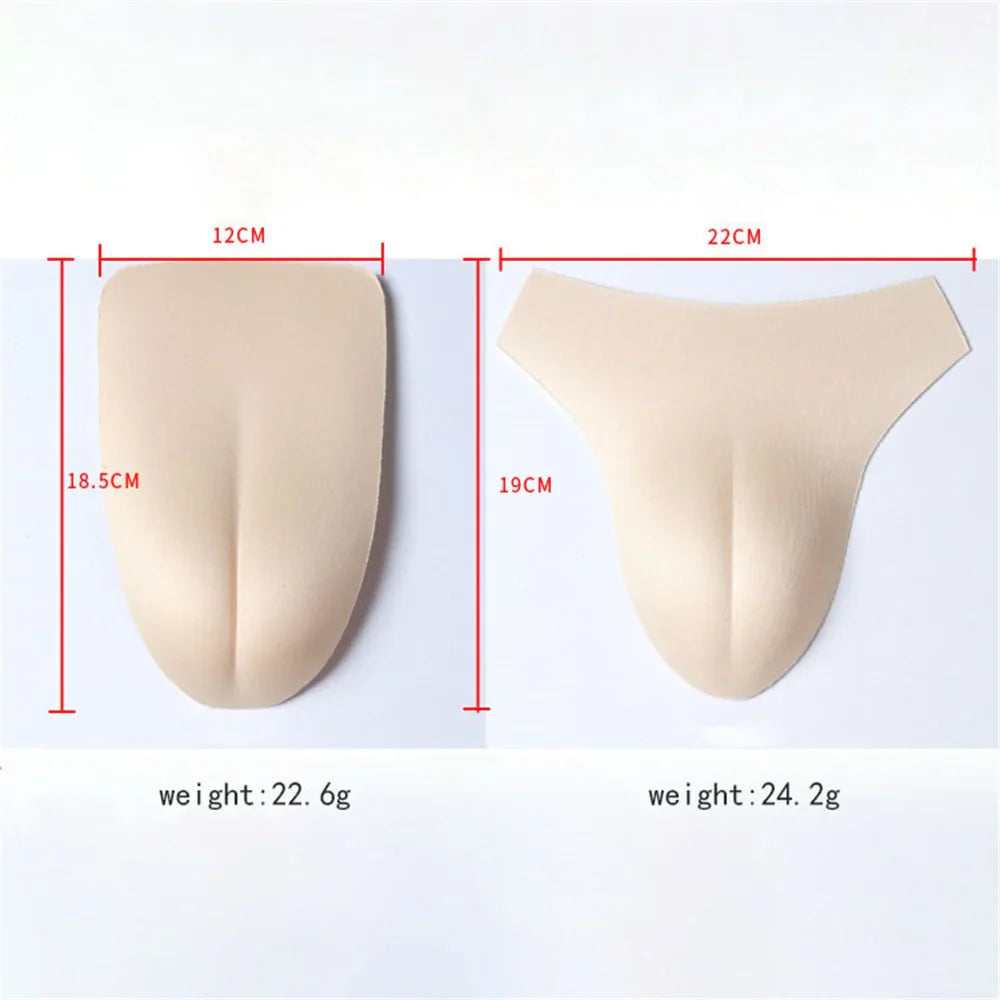Men’s Body Shaping Padded Gaff Panty – Smooth Silhouette Underwear Insert for Crossdressing & Performance Wear