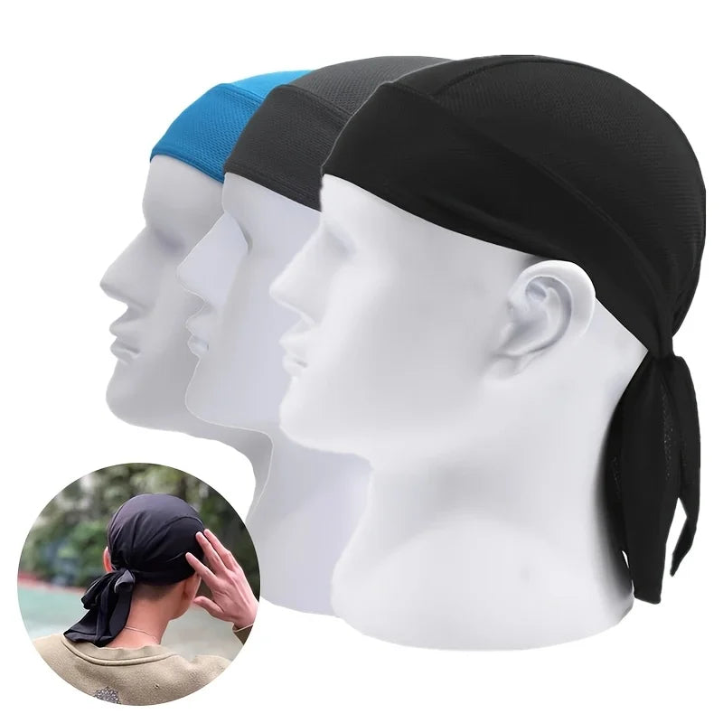 Sweat-Wicking Cycling Headscarf - Breathable Sports Bandana for Running, Hiking & Helmet Use