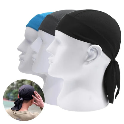 Sweat-Wicking Cycling Headscarf - Breathable Sports Bandana for Running, Hiking & Helmet Use