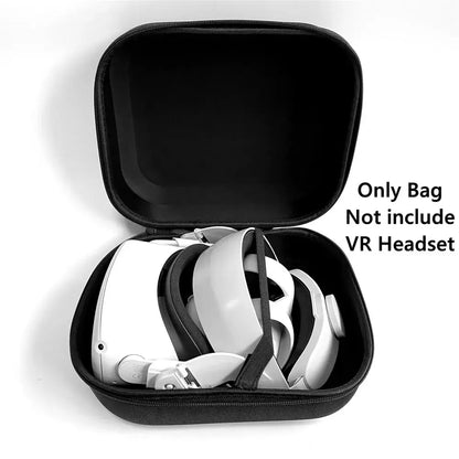 FICEP VR Headset Carrying Case — Hard EVA Portable Storage Bag for Oculus Quest 2, Meta Quest 3 & Pico 4