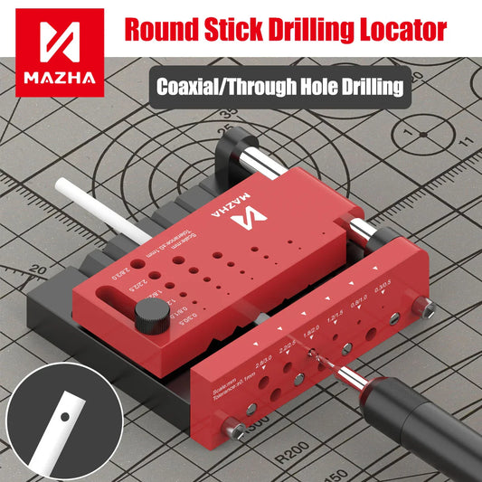 MAZHA T0012 Round Rod Punching Positioner – DIY Modeler Drilling Auxiliary Locator Tool