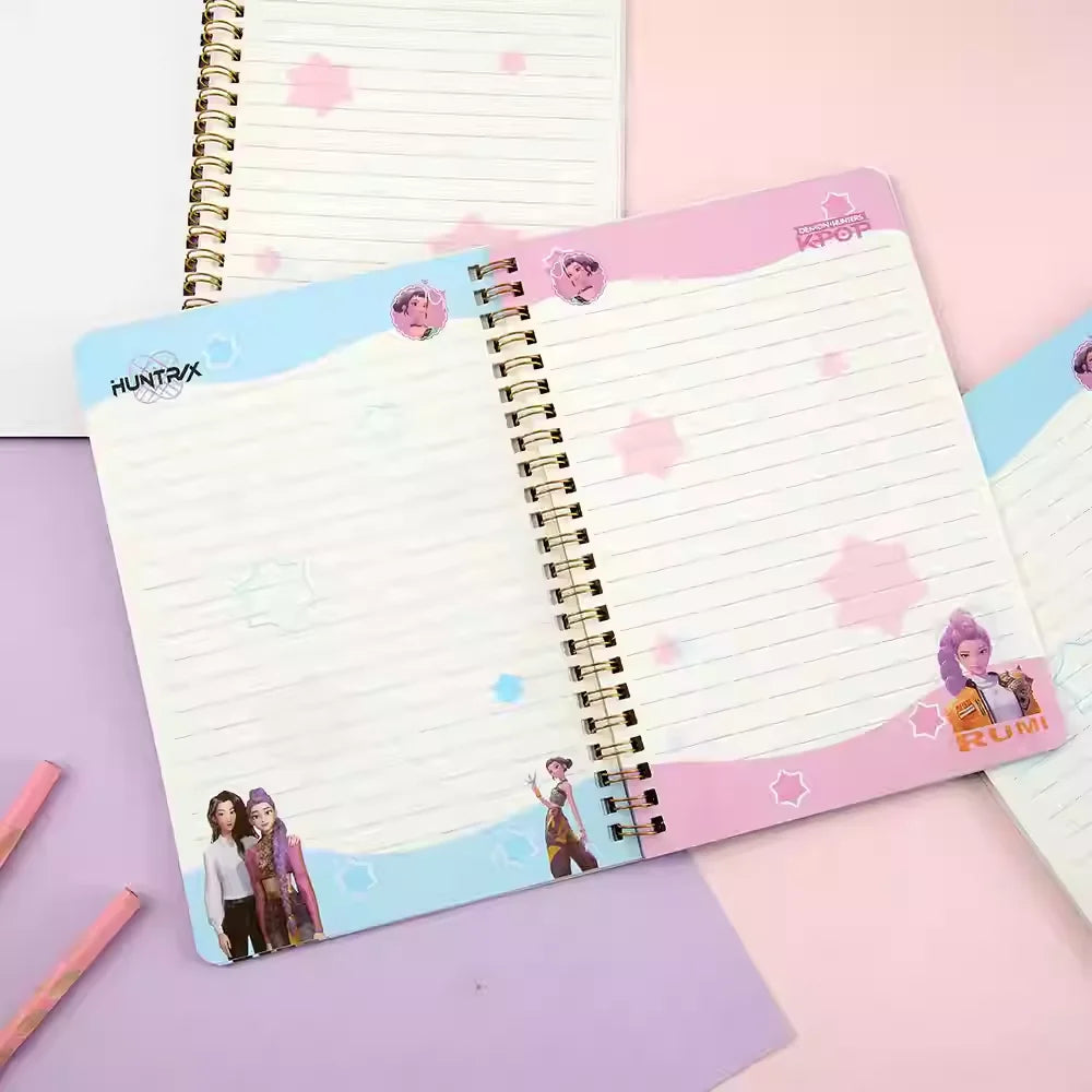 K-POP A5 Loose Leaf Notebook — Student Diary & Writing Journal — School Supplies Gift for Kids & Teens