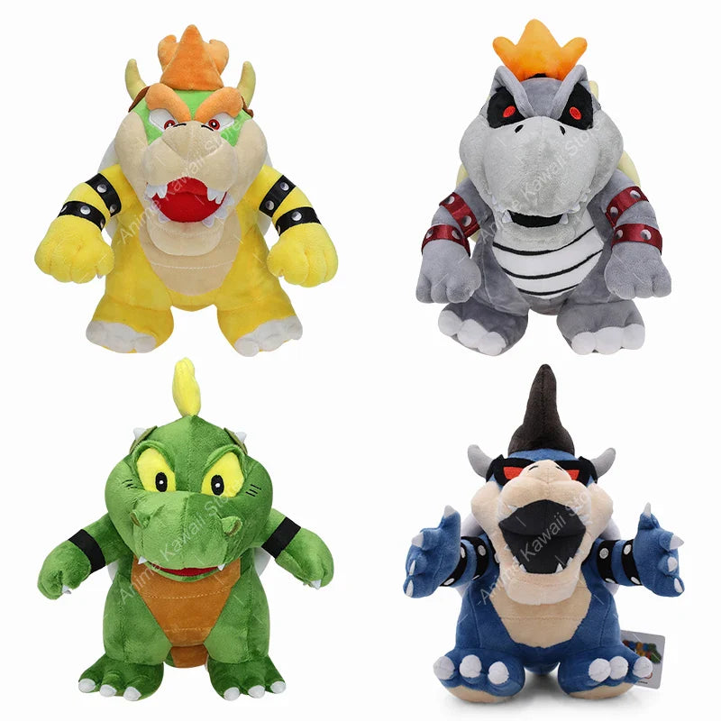 Mario Bros Plush Toy — Wonder Bowser Jr. Stuffed Cartoon Doll, Anime Peluche for Kids Gifts