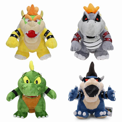 Mario Bros Plush Toy — Wonder Bowser Jr. Stuffed Cartoon Doll, Anime Peluche for Kids Gifts