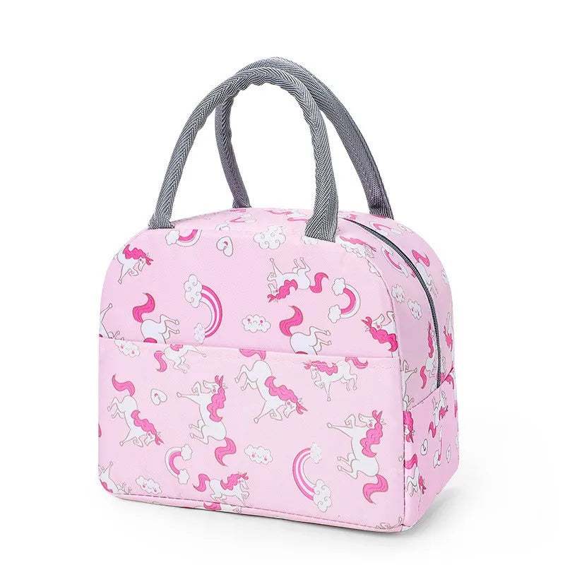Portable Thermal Lunch Bag – Insulated Large Capacity Lunch Box Storage Bag for Children’s School and Picnic