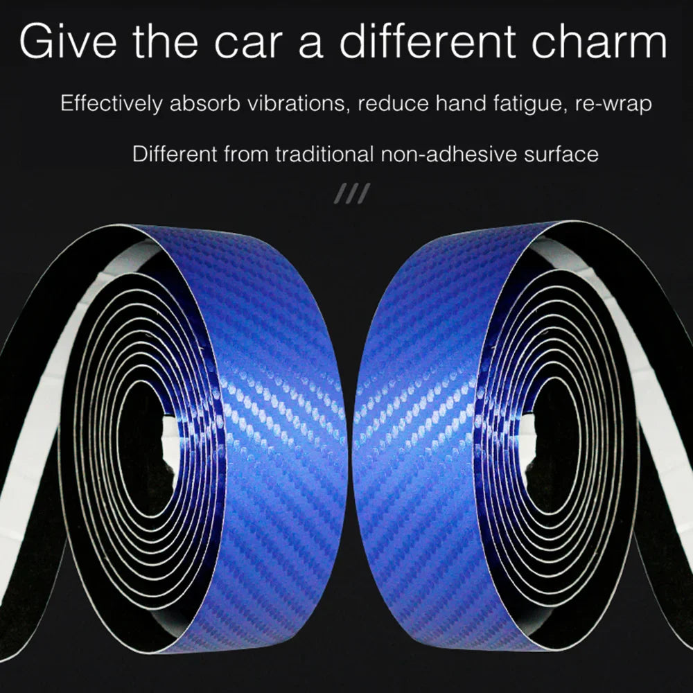 Bicycle Handlebar Tape – Anti-Vibration PU EVA Non-Slip Breathable Road Bike Bar Wrap for Racing