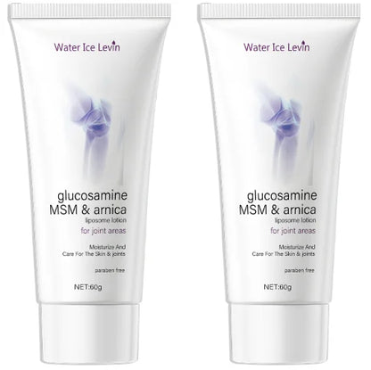 Glucosamine MSM Arnica Joint Cream - Liposome Moisturizing Lotion with Paraben-Free Formula