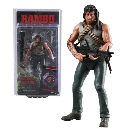 NECA Rambo SDCC 2015 Action Figure — Force of Freedom Handmade Model Toy Doll