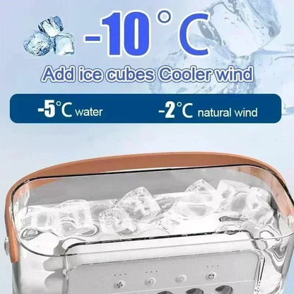 3-in-1 Mini Air Cooler Fan – Portable Household Air Conditioner with LED Night Light, Humidifier, and Adjustable Air for Home & Office