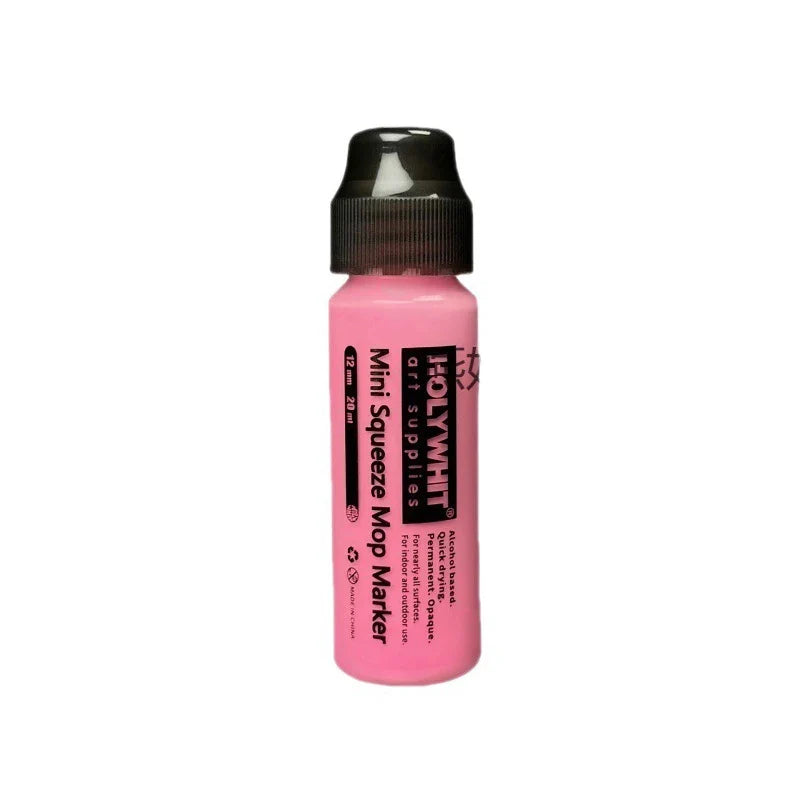 Mini Graffiti Paint Marker Pen - 12mm Waterproof Fluorescent Ink Signature Pen with Round Tip for Art, DIY & Creative Projects