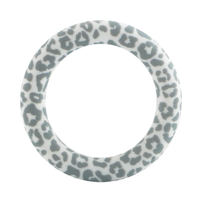 Kovict Silicone Ring Pendant Blanks - 65mm Round Printed Rings for DIY Jewelry & Craft Making