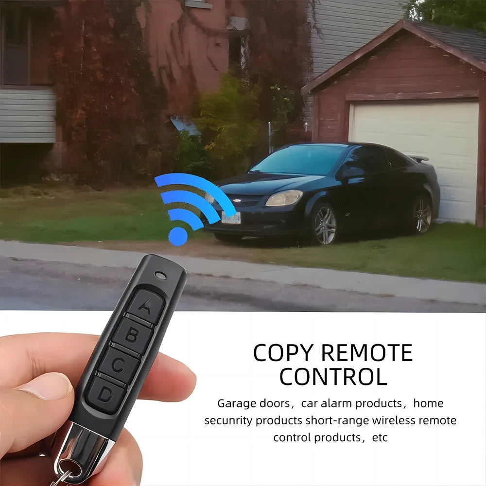 433MHz Garage Door Remote - Auto Copy Wireless Code Cloning Transmitter & Remote Controller