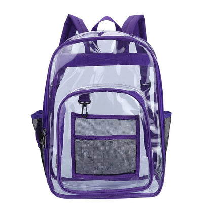 Transparent Shoulder Backpack | Unisex Large Capacity Waterproof Multifunctional Bag for Men & Women