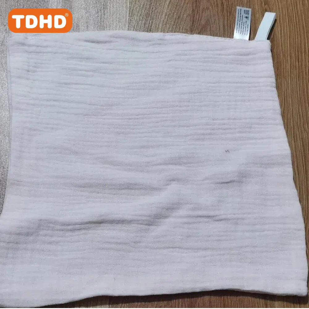 TDHD 5PCS Baby Towels – Soft Cotton Muslin Squares for Newborns, Infant Hand, Bath, Shower, and Face Use
