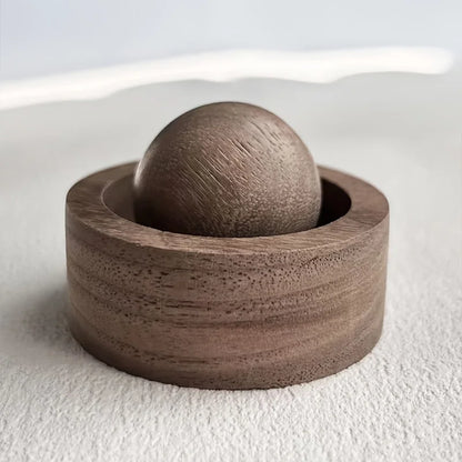 Wood Essential Oil Diffuser - Mini Natural Fragrance Air Freshener for Car, Bedroom, Living Room & Bathroom