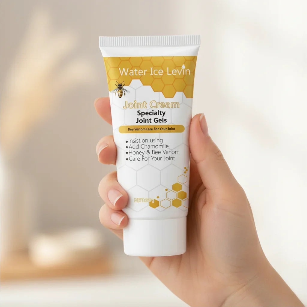 Bee Venom Joint Cream - Hypoallergenic Soothing Moisturizing Lotion with Light Fragrance for All Skin Types