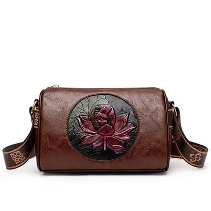 Luxury Women’s Leather Handbag – Large Capacity Shoulder & Crossbody Designer Bag