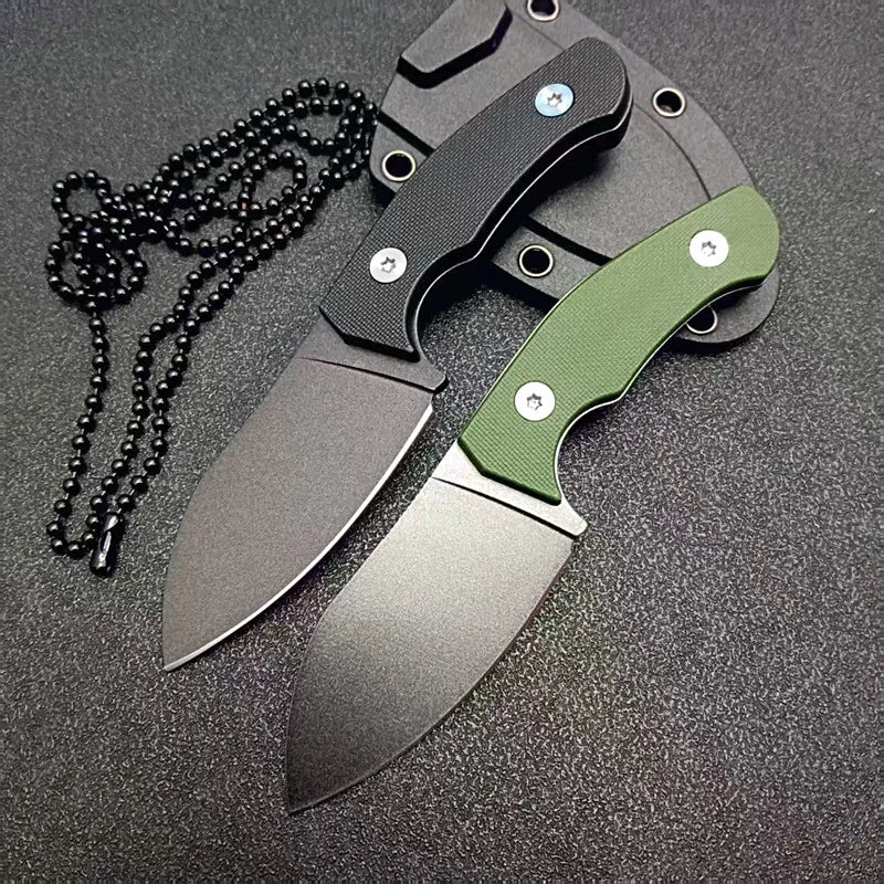 High Hardness Fixed Blade Knife - Portable Outdoor Camping Survival Knife with Sheath