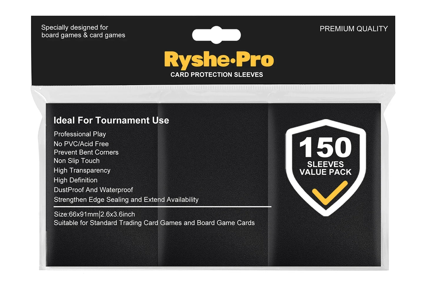 100PCS Matte Card Sleeves - 66x91mm TCG Trading Card Protectors for Pokémon, Tarot & Board Games