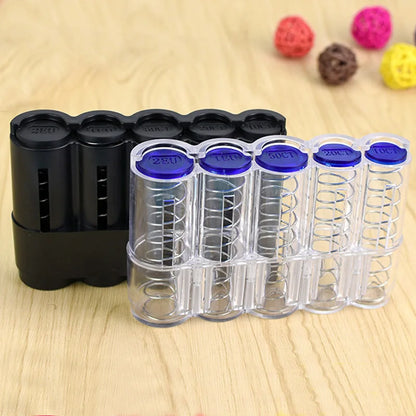 Car Coin Storage Purse – Euro Coin Bank Holder, Plastic Wallet & Cash Organizer Box for Savings