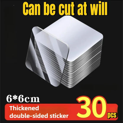 Nano Double Sided Adhesive Tape - Reusable Waterproof Transparent Wall Mount Sticker with Strong Grip