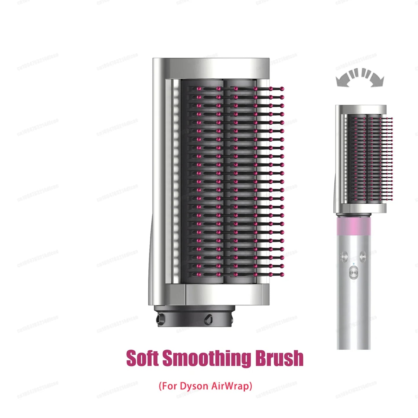 Dyson Airwrap HS01/HS05 Hair Styling Nozzle Brush – 30/40mm Anti-Hair Auto-Curling 360° Rotating Attachment for Dyson Hair Dryer