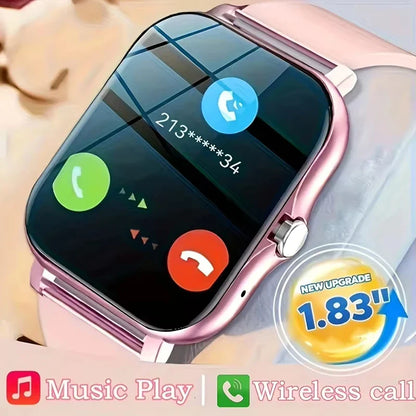KESHUYOU 2025 Smartwatch – Bluetooth Talking, Blood Oxygen & Blood Pressure Monitor for Men & Women, Holiday Gift Watch