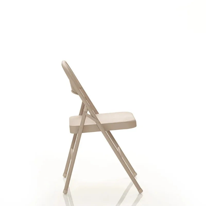 Mainstays 4-Pack Steel Folding Chairs – Beige Outdoor & Indoor Seating