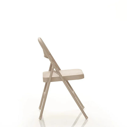Mainstays 4-Pack Steel Folding Chairs – Beige Outdoor & Indoor Seating