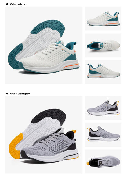 Baasploa Lightweight Running Shoes for Men - 2023 Designer Mesh Lace-Up Sneakers for Outdoor Sports