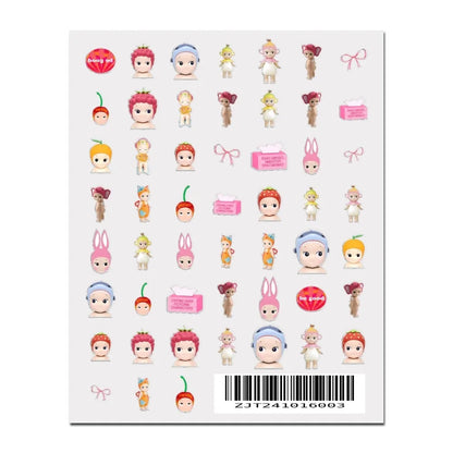 S-Sonnies Angels 3D Nail Art Sticker – 1PCS Adhesive Cartoon Decal for Manicure Design